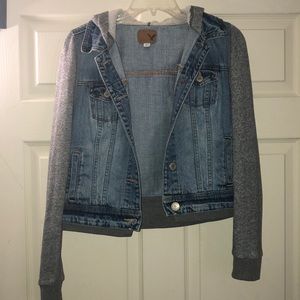 Jean jacket hoodie